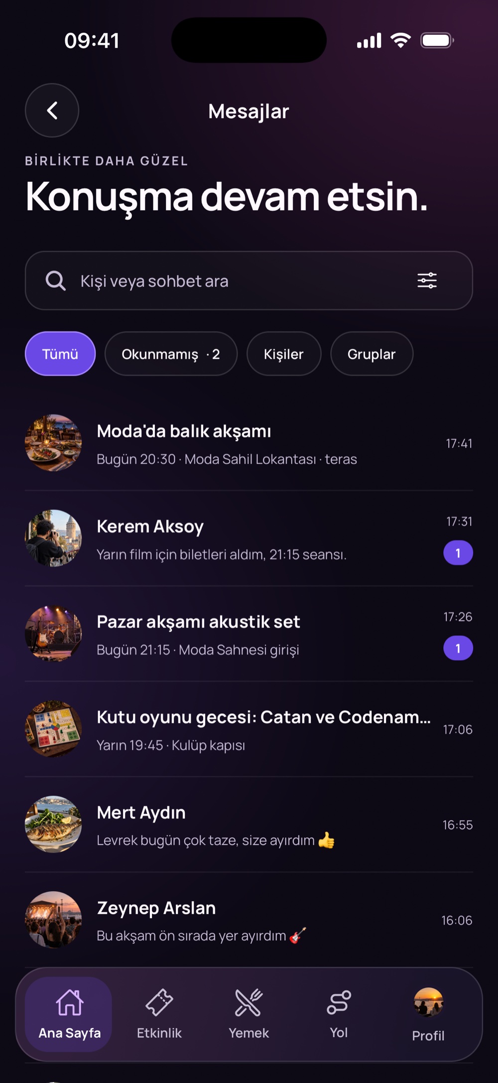 Mesajlar